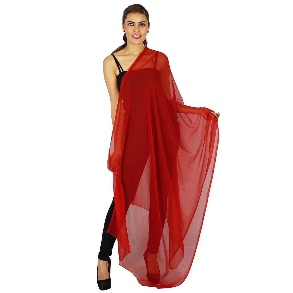 Индийская мода Chunni Hijab Long Dupatta Chiffon Blend Neck Wrap шарфы