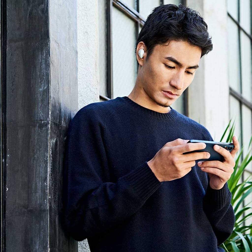 Radius Low Latency Gaming Wireless Noise Cancelling Ambient Sound True Wireless Remote Gaming Long Playback IPX5 Waterproof HP-P100BT Earphones