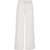 VEROMODA 2025 Autumn High-Waist White Denim Wide-Leg Jeans