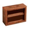 Wood Mini Figure Display Cabinet Display Shelf Miniature Display Case for Memorabilia Valuable