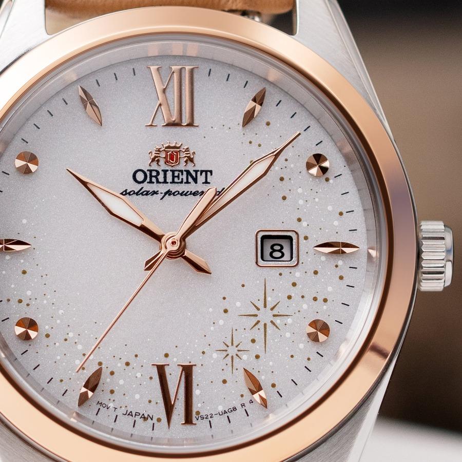 Женские солнечные часы Orient Warm Brown RA-WG0604S10B