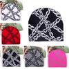 Acrylic Style Street Knit Hat For Men And Women With Letter Chain Embellishments
