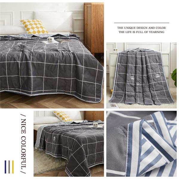Весенне-летнее одеяло, стеганое одеяло, мягкое тонкое одеяло с кондиционером, дышащие прохладные одеяла