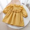 Children Girls' Dress Long Sleeved Princess Dress