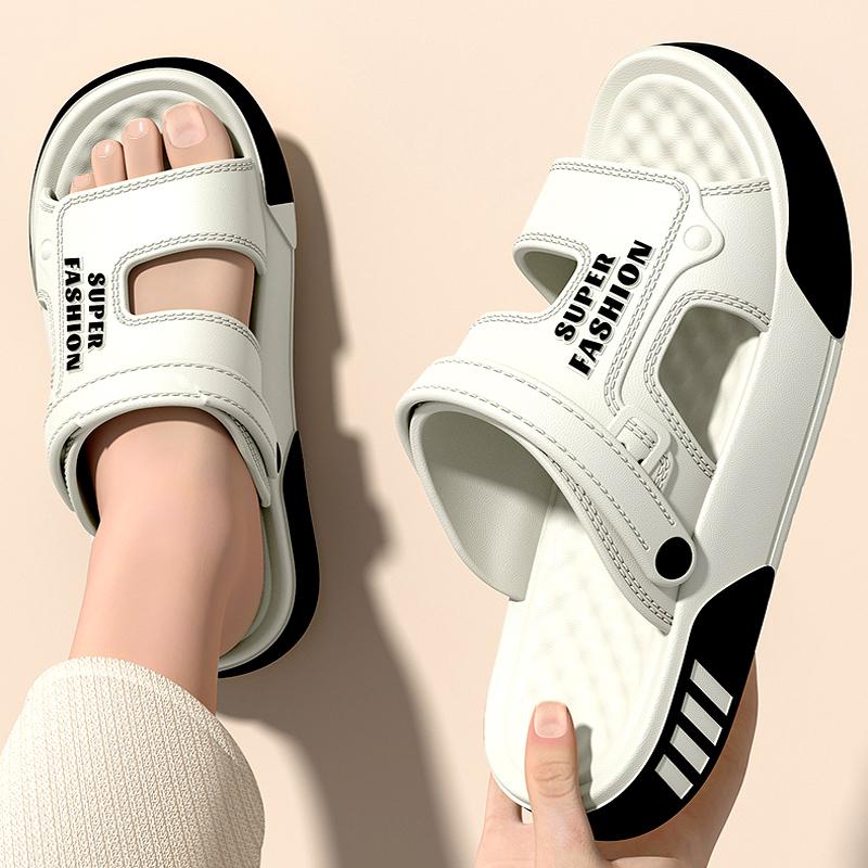 Мужские тапочки летние EVA мягкая подошва платформа шлепанцы сандалии для дома улицы ходьбы пляжная обувь вьетнамки мужская домашняя обувь