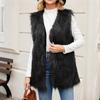 Women's V-neck Faux  Vest Top Faux Vest Coat