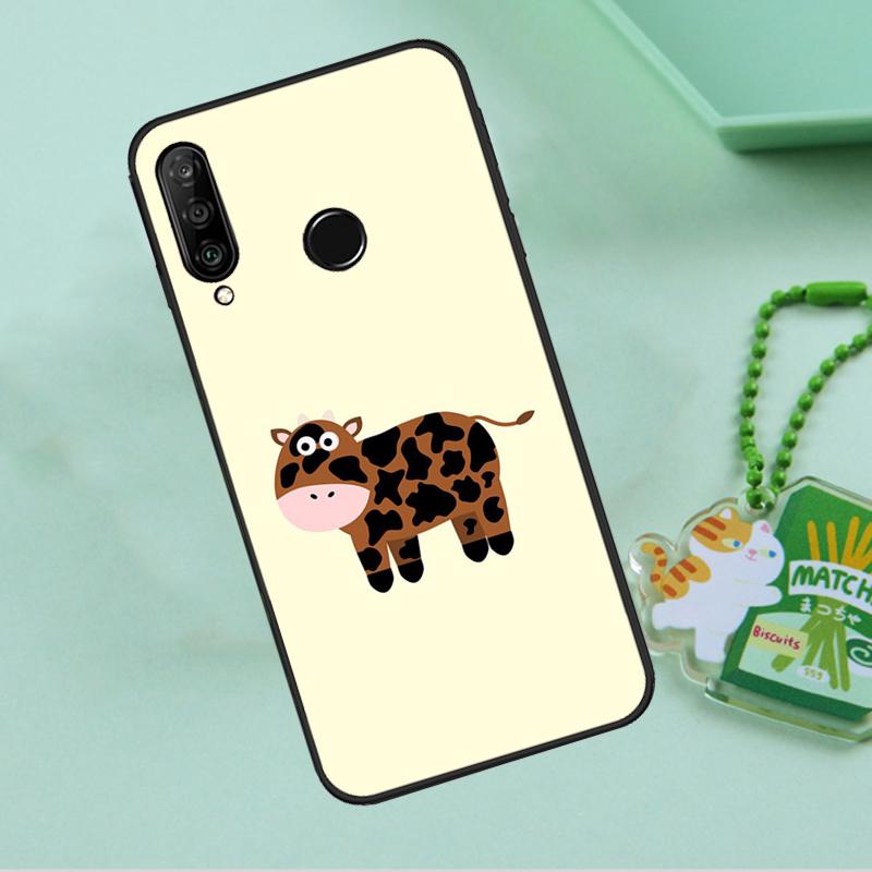 Мультяшные милые пятнышки коровы для Huawei Nova Y90 Y70 Y60 Y61 Y91 Y72 9 10 SE 12i 12s 11i 5T P60 Pro P20 P30 P40 Lite Чехол