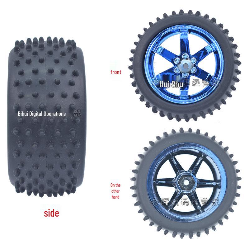 High-Friction 65-85-130MM Toy Car Wheels for DIY Robots