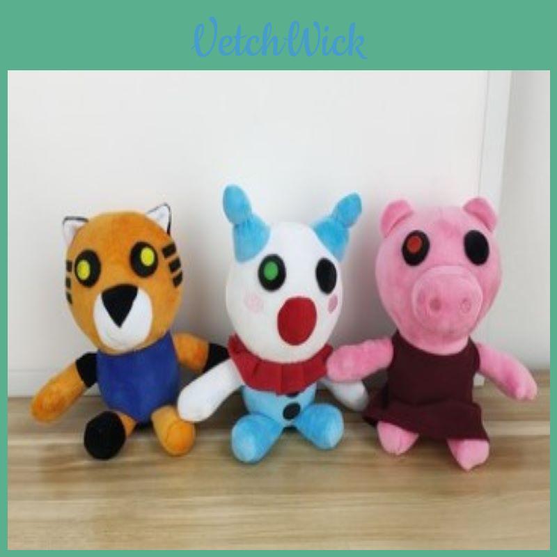 Очаровательная плюшевая игрушка Roblox Piggy, Тигр, Клоун, Мягкая кукла, Отличный подарок для детей, фанатов