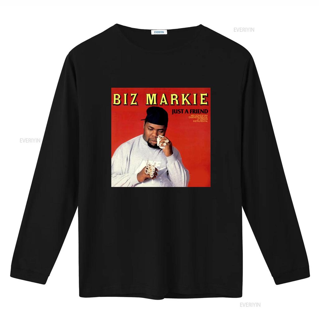 Biz Markie Just A Friend Принт Хип-хоп Стиль Футболка Для Мужчин винтажная Стиранная Дышащая Эластичная модная Повседневная homme Унисекс