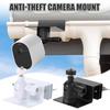 Weatherproof Gutter Mount Rustproof Corrosion Resistant 360-Degree Angle Adjustment Weather-proof Camera Gutter Mount