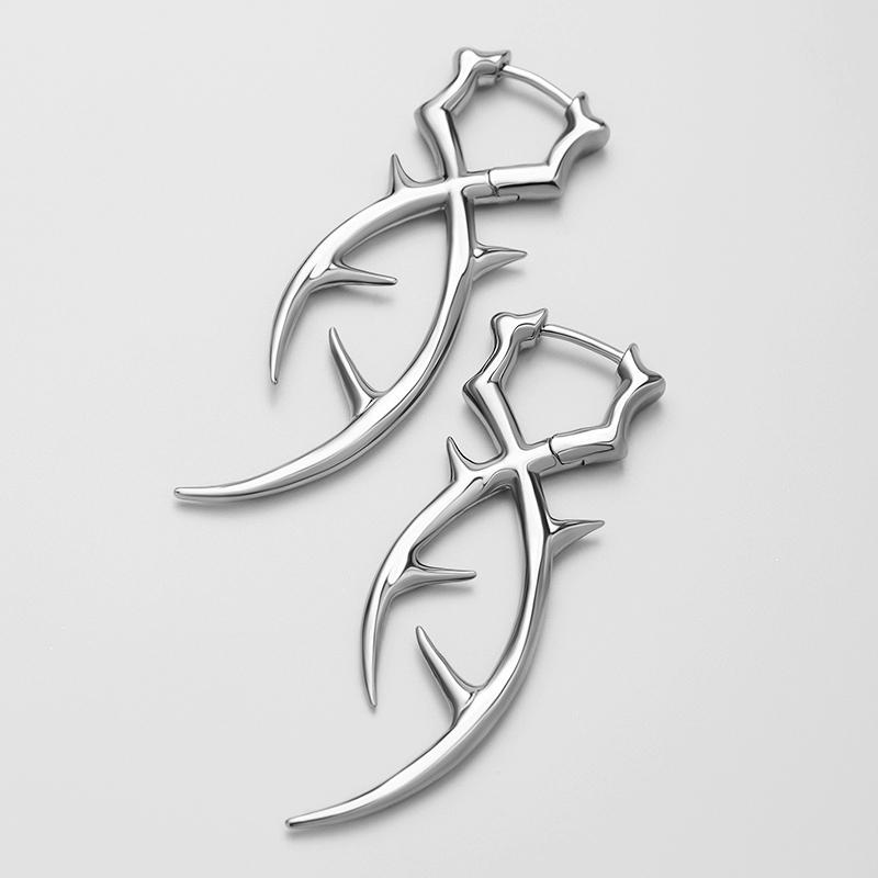 Панк Готика Хип-Хоп Неправильные Шипы Свисающие Серьги Крутые Для Женщин Серьги Шармы Модные Серьги Украшения Y2K ins