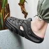 Summer Men's Sandals Anti Slip Wear-resistant Clogs Garden Shoes Hole Shoes Outdoor Baotou Slippers Beach Shoes Couple Sandals