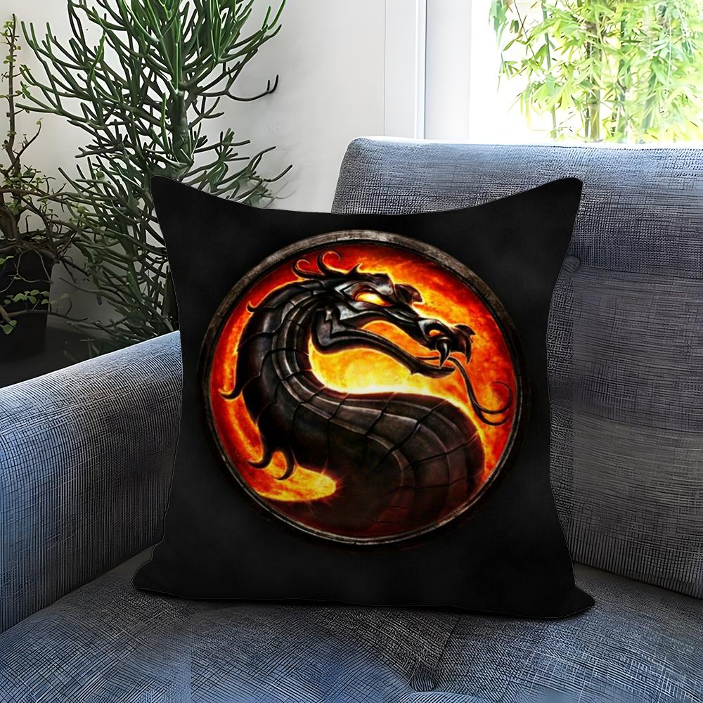M-Mortal Kombat Наволочка Удобная Двусторонняя Наволочка Идеально для Автомобиля Дивана Спальни и Других Мест