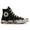 Converse Женские кроссовки Chuck 70 High Hybrid с цветочным принтом черно-белые 571387C