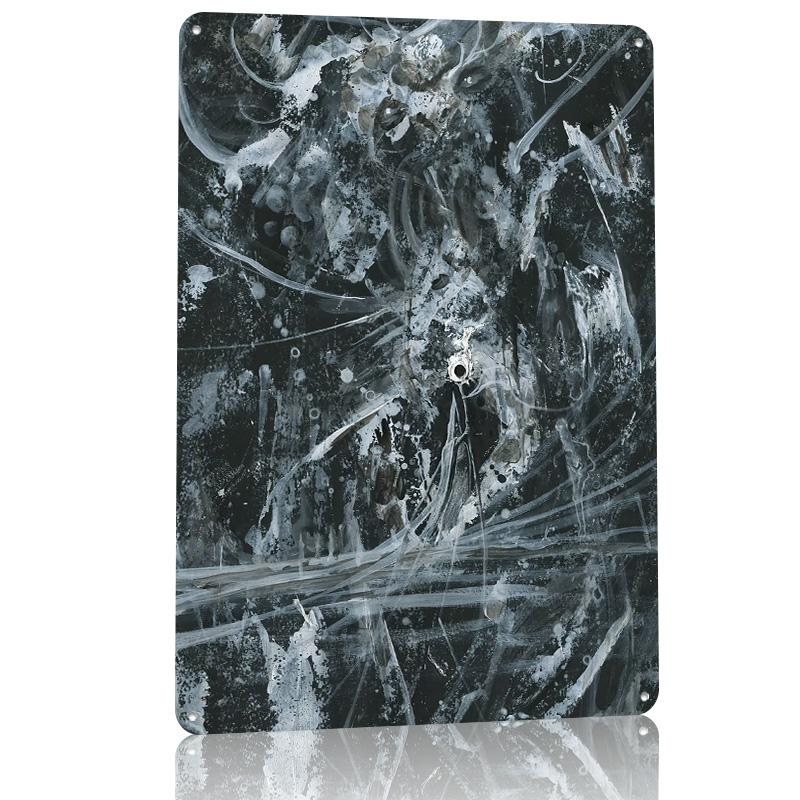 Invocation D Texture Printed Poster Custom Vintage Metal Tin Plate Sign for Wall Art Decor Luxury Decoration Home Decor Items