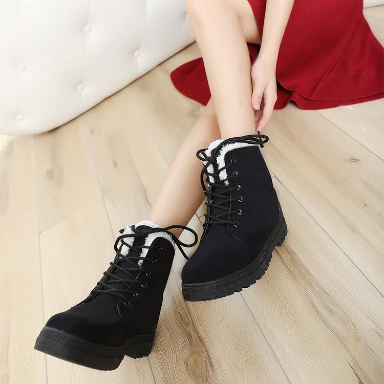 2023 Fashion Boots Winter Boots Snow Boots Women's Large Size Warm Boots Women's Cotton Shoes