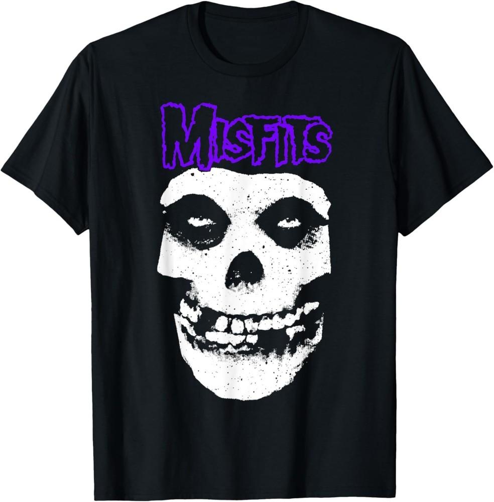 Misfits – Skull Purple Logo T-Shirt