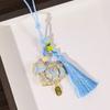 Satin New Year Horse Pendant Chinese Style Car Hanging Ornaments  Festive Accessory