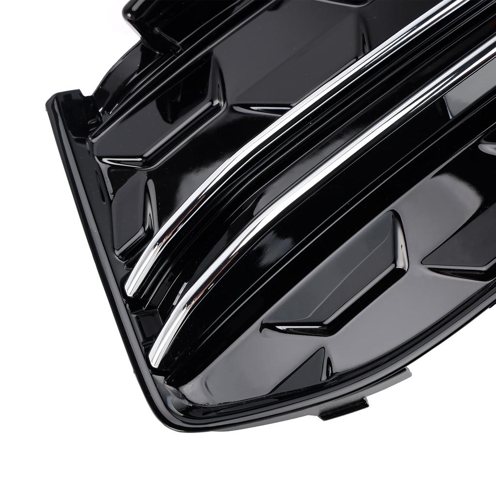 2 ШТ. Накладки решетки противотуманных фар переднего бампера Подходят для A6L C8PA 2023+ Черный хром