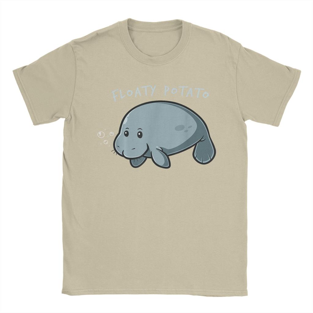 Flaoty Potato Unisexatee Funny Unisexati Unisexatee Chubby Mermaid TShirts for Unisex Cotton Tee Shirt O Neck Short Sleeve T Shirt Tops