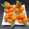 And Leaves 3-6 Branches Home Ornaments Artificial Fruit Fake Oranges Party Decor Tangerine Model