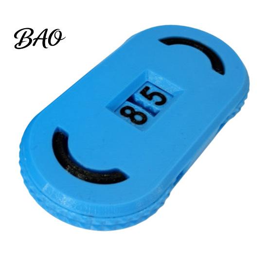 Spin Counter Lock Life Counter, 3D Printed Digital with Elastic Buckle, Two-Digit Health Number Wheel Tracker for Privacy Protection Home And