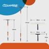CLEANHOME Слив для воды, Скребок, Стеклоочиститель, Удалитель конденсата, Выдвижной 102-137 см, Высокоскоростной ??Чистка, Стекло, Стены, Зеркала, Потолки, Wi