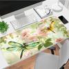 Dragonfly Garden Xl Gaming Mouse Pad Nonslip Rubber Base Stitched Edge Waterproof Desk Mat For Pc Laptop Gamer Office Computer Accessories C927234