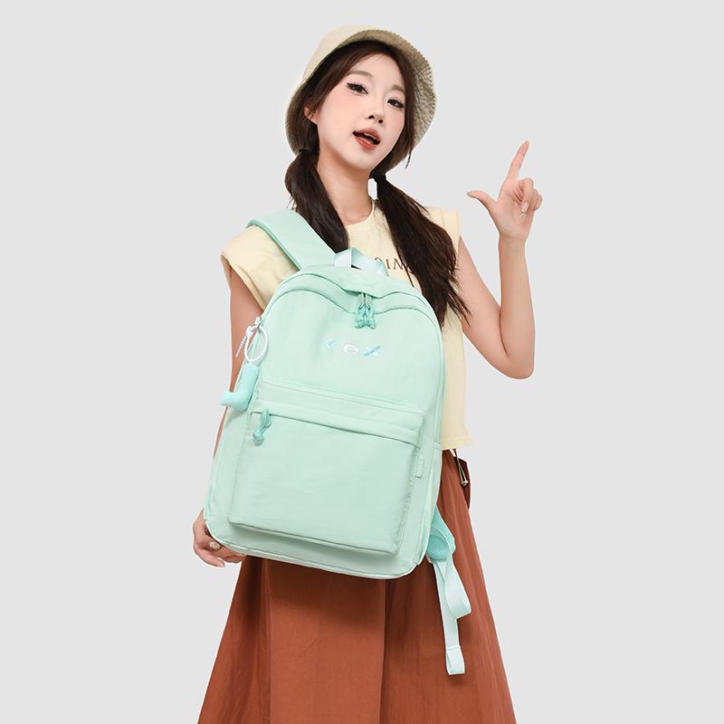 College Style Schoolbag Junior Senior High School Student Backpack Women's Large Capacity Backpack