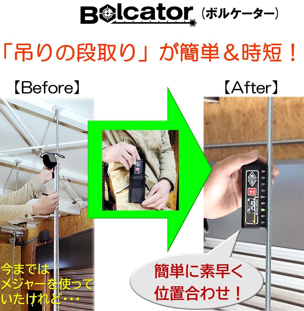 BOLCATOR Лазерный подъемник-выравниватель болтов для помещений Лазерное расстояние Полностью устраняющий хлопоты подъема Запатентованное использование, Метр, Резьбовой, Строительные площадки,