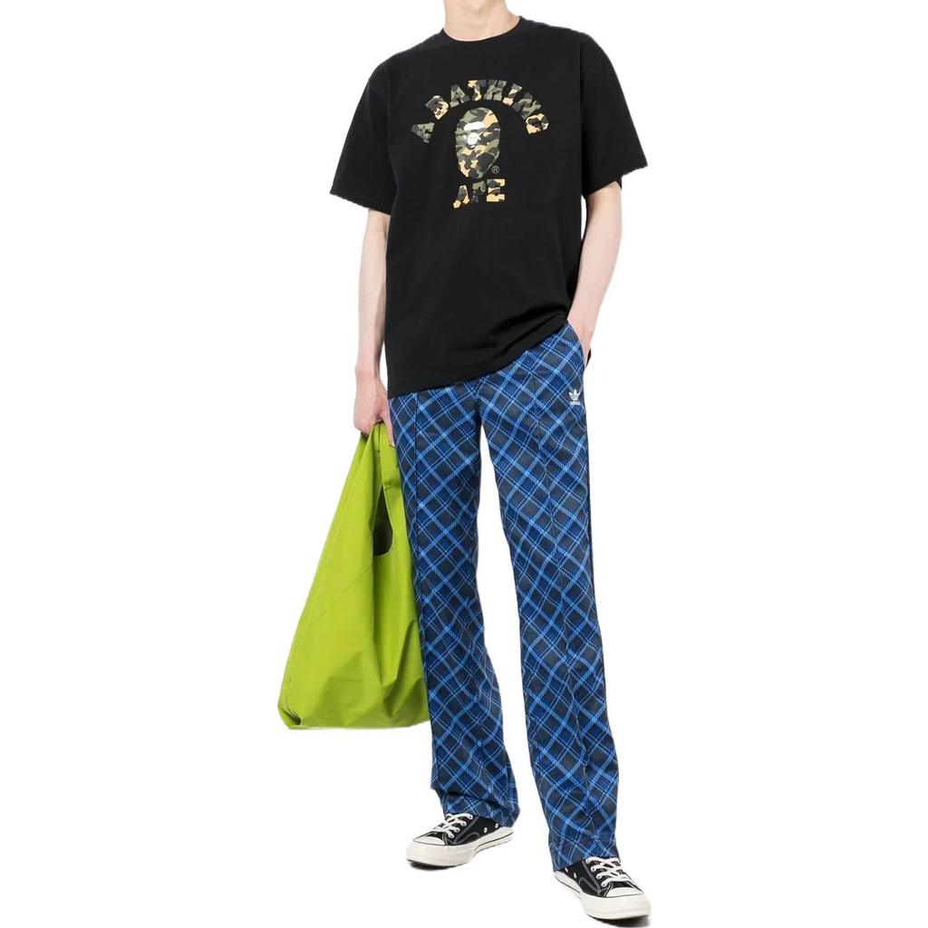 A Bathing Ape 1st Camo College T-Shirt 001TEI301068MBLACK