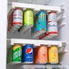 Over-the-Door Refrigerator Organizer - 8-Can Hanging Storage Rack for Soda Beer Cans, Space-Saving Kitchen Shelf (White)