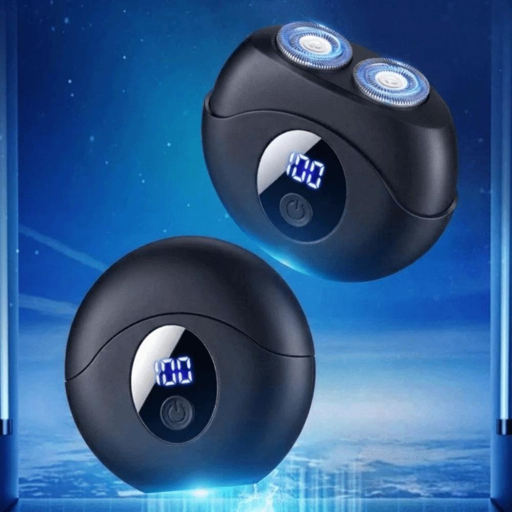 Flying Saucer Shape Men Shaver Digital Display Portable Shaver Facial Shaver Daily Commute