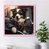 DIY Diamond Painting Dog Wearing Sunglasses Cross Stitch Kit Mosaic Art Diamond Painting Full Circle/Square Diamond Home Decoration