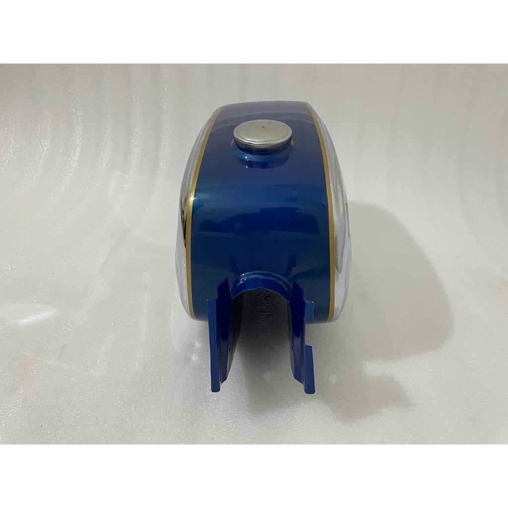 Zündapp Ks 50 Super Sport Type 517-20 Tank Chrome Plated and Blue Painted 1971