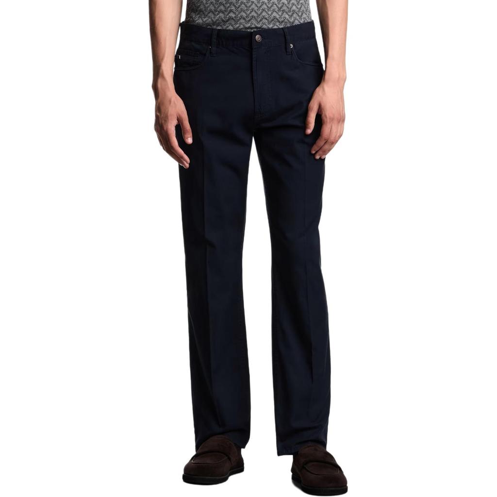 Emporio Armani J76 straight-fit five-pocket washed twill trousers EM000763-AF18515-UB118
