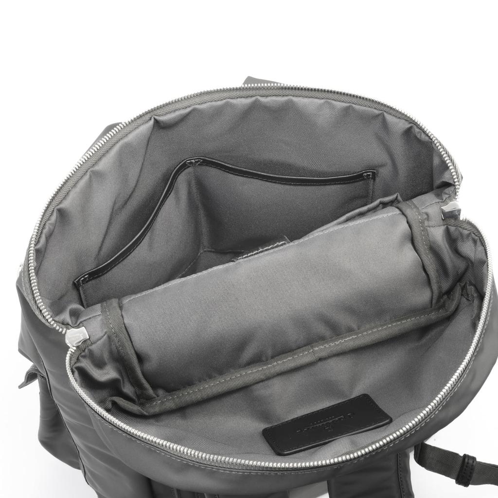 Рюкзак размера A4, отделение для ПК 20 л 750 г, переработанный нейлон, черный, черный [Orobianco] [Оригинал], мужской "TATTICA" 13,3 дюйма, № 92945