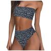 Women's Printing Padded Push Up 2 Piece Bikini Hollow Out Swimsuits Beachweart