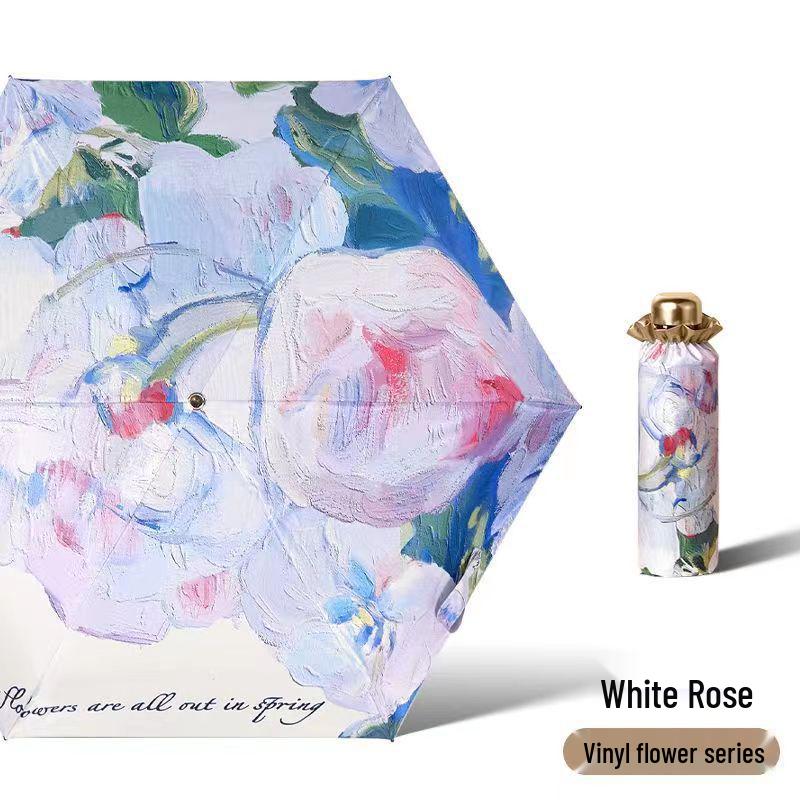 Трехслойный двуслойный зонт в китайском стиле премиум-класса - Солнцезащитный, Солнцезащитный, Защита от дождя и солнца, Защита от УФ-лучей