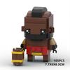 Игровые фигурки ПЕККА Монах Варвары Всадник на кабане Brickheadz Строительные блоки MOC Королевские войны Модель куклы Детская игрушка Подарок на день рождения