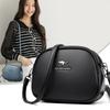 Three-layer Round Small Bag for Women In Summer New Women's Shoulder Bag Solid Color Casual Large Capacity Mobile Phone Bag for Women