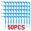 50/100PCS Drip Arrow Irrigation Transmitter Watering System Dripper Sprinkler Irrigation Kit  for 3mm Hose Bending Arrow Emitter