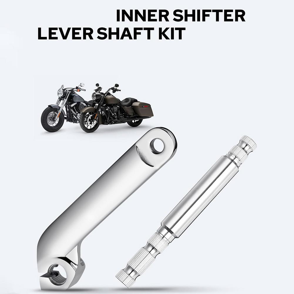 Inner Shifter Lever Shaft Kit, Stainless Steel Inner Shift Rod Lever Fit for Touring Glide