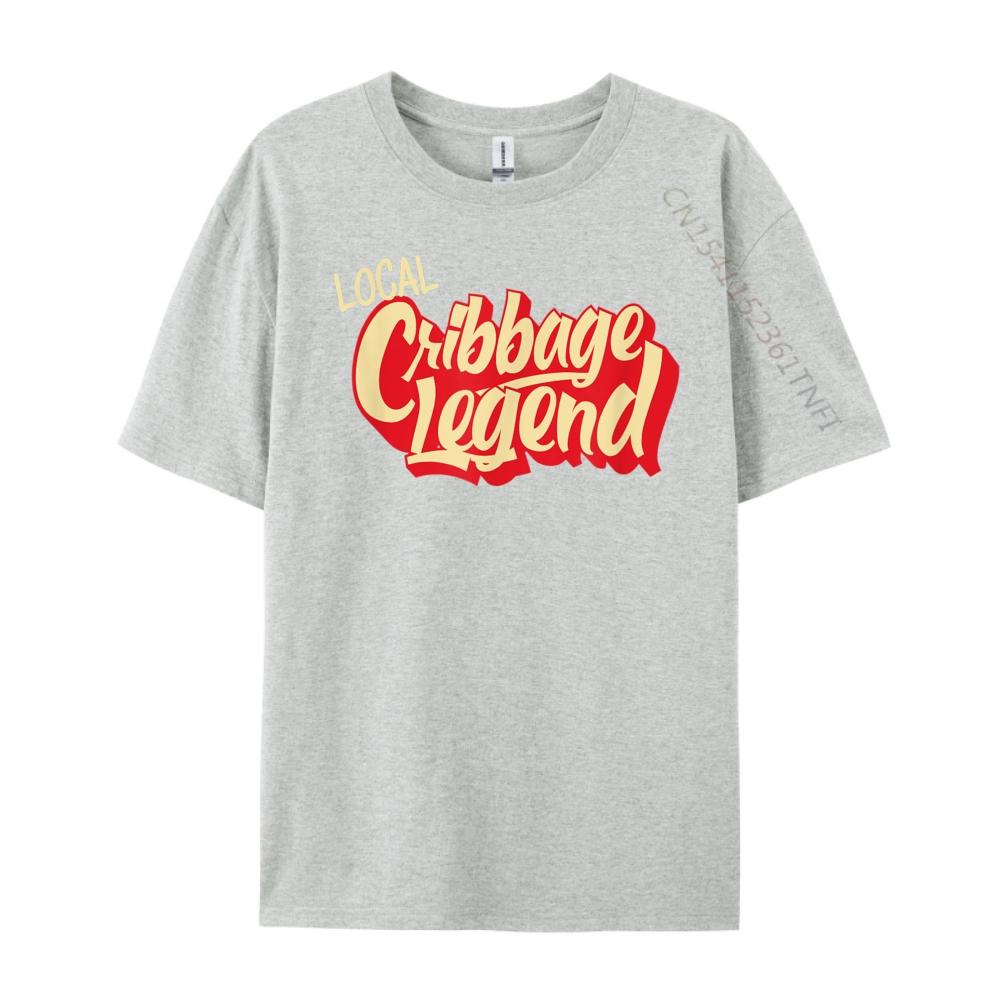 Funny Cribbage Player Local Cribbage Legend Mens Designer T Shirt Man Clothes Party
