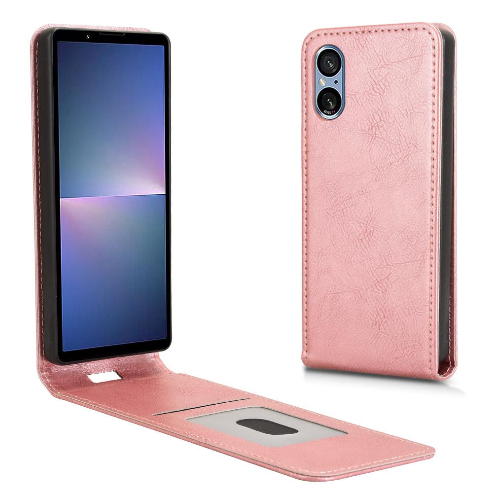 Для Sony Xperia 5 V Чехол с карманом для карт Магнитный вертикальный флип Кожаный чехол для телефона