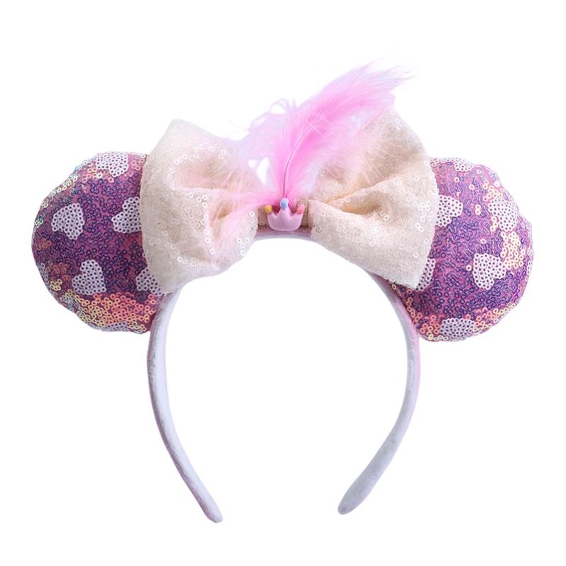 Handmade Princess Headband With Shimmering Sequins Ideal For Adults And Kids Rainbow Colors