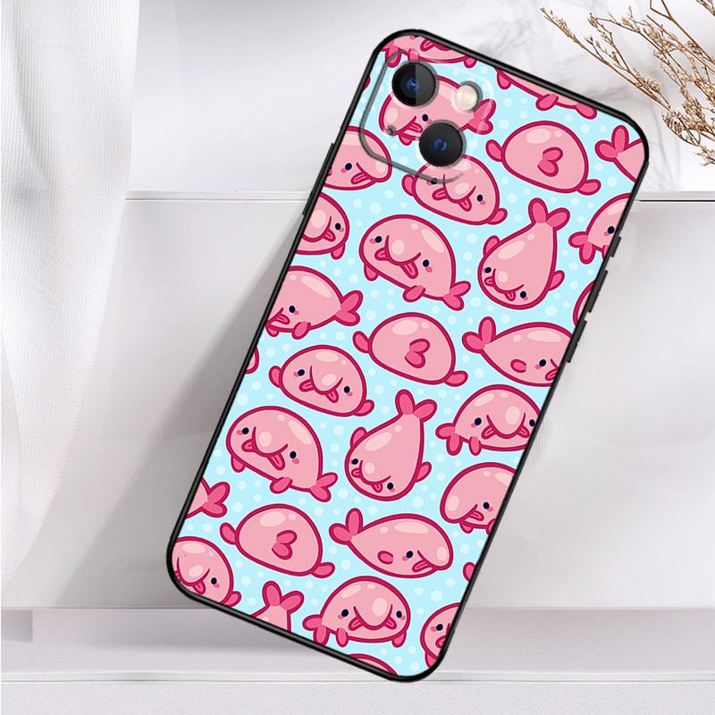 Blobfish Phone Case For iPhone 14 13 12 11 16 15 Pro Max Plus Mini 7 8 X XR XS Max Soft Cover