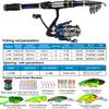 Echo FI046 Carbon Glass Carp Fishing Rod Set-Multi-Section Medium Action Hard Power EVA Composite Handle Lake River Stream
