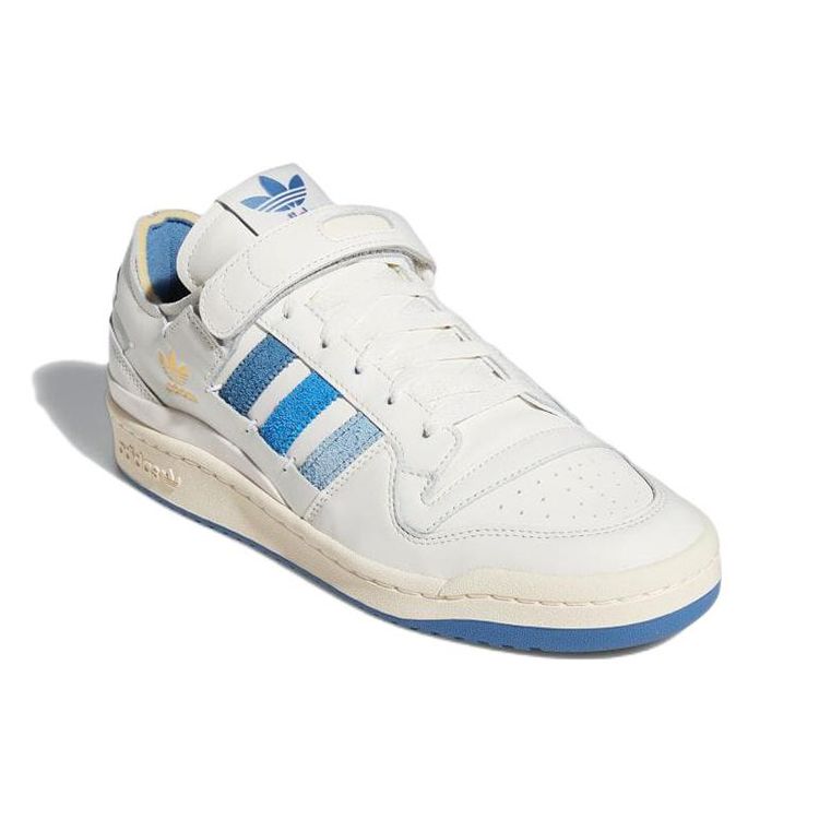 adidas Forum 84 Low White Altered Blue Кроссовки унисекс Cloud-White Pulse-Blue GW4333
